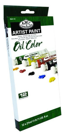 R&L Essentials Oil Colours Sets - 12 x 21 ml - Oliemaling