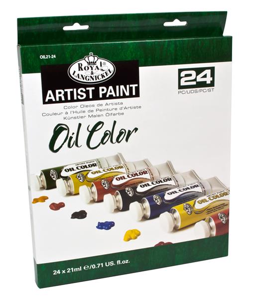 R&L Essentials Oil Colours Sets - 24 x 21 ml - Colori a olio