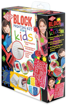 Essdee Block printing starter lino set for children - 10 pieces - Bloktryk