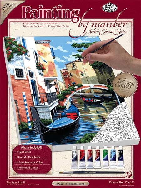 R&L Artist Canvas A4 Schilderen op Nummer