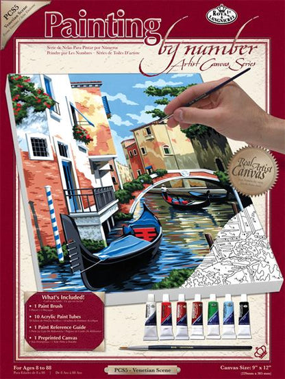 R&L Artist Canvas A4 Paint by numbers - Mal efter tal