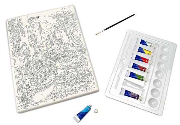 R&L Artist Canvas A4 Schilderen op Nummer