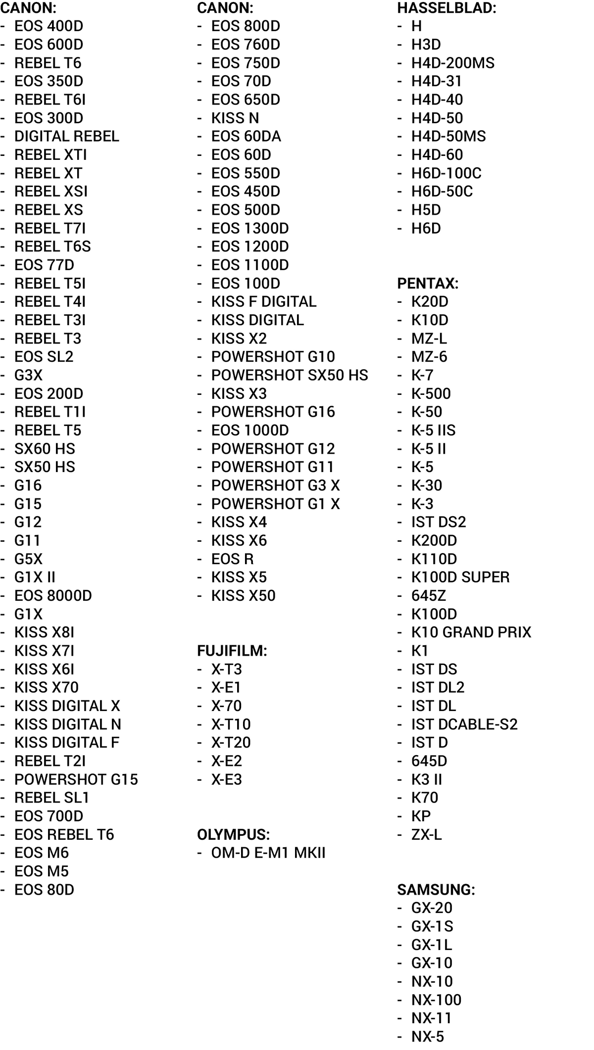 Pixel Kamera Tilslutning Stik E3 3.5 mm til Canon — 4