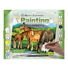 R&L Junior Large A3 Paint by numbers - Horses & Foals - Mal efter tal