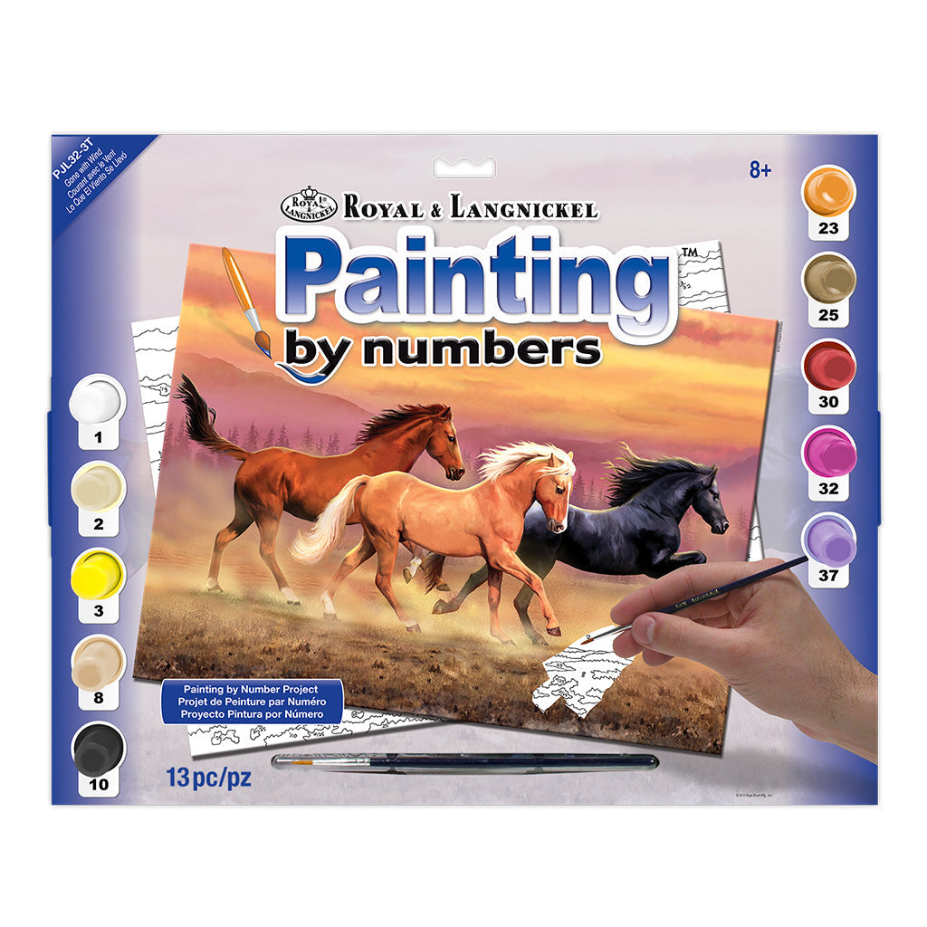 R&L Junior Large A3 Paint by numbers - Gone With Wind - Mal efter tal