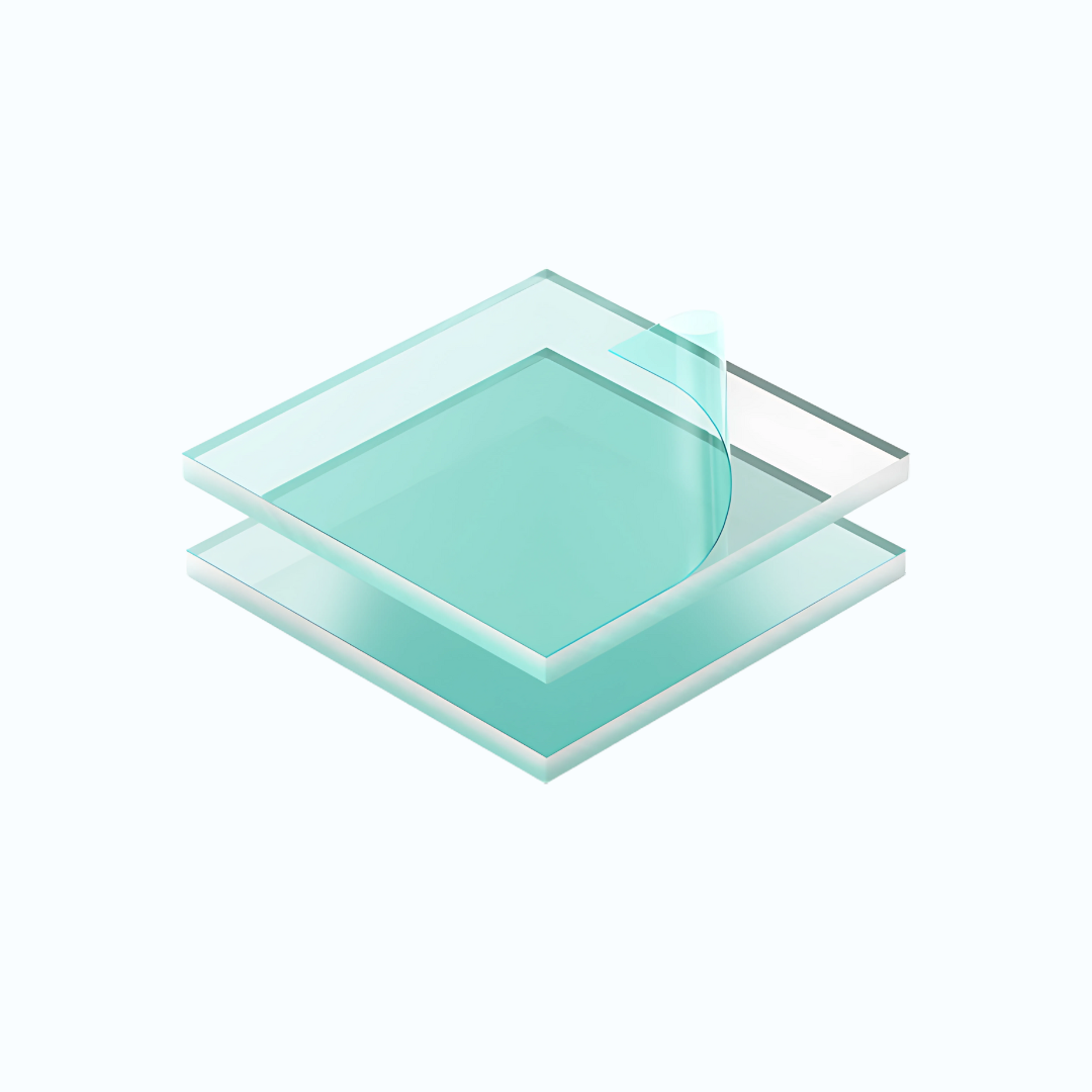 Splintervrij plexiglas voor cyanotype zonlichtafdrukken