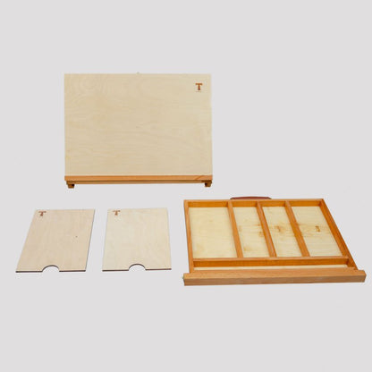 Tart Britse Stijl Pochade Box A3 - Cavalletti