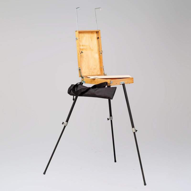 Tart Pochade Box Easel - Folding legs - natur - max. canvas height 680 mm - Staffelier