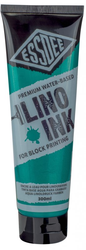 Essdee Block Printing Ink 300 ml - Pearlescent grøn - Trykfarve