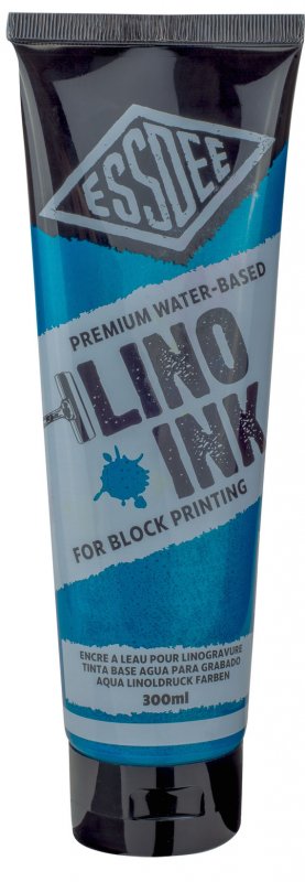 Essdee Block Printing Ink 300 ml - Pearlescent blå - Trykfarve