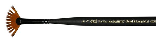 Royal & Langnickel Mini Majestic Detailpenselen - 3 Pack - vifte wisp # 10/0 - Pensler