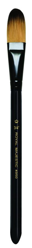 Royal & Langnickel Majestic Brushes - 3 Pack - Oval wash 3/4 - Pensler