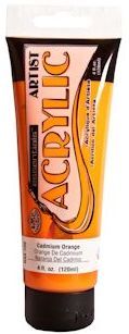 R&L Essentials Acrylic Paint 120 ml - kadmium orange - Akrylfärg