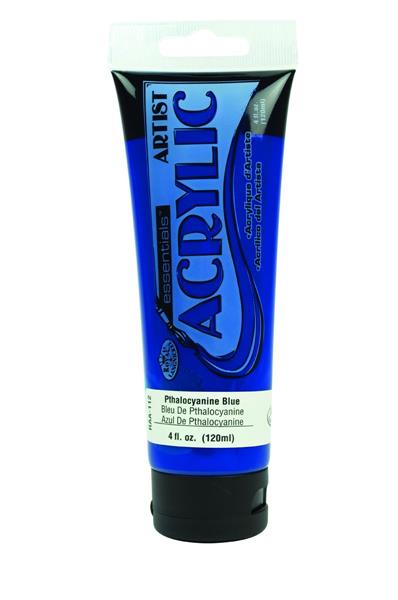 R&L Essentials Acrylic Paint 120 ml - Pthalocyanine blå - Akrylfärg