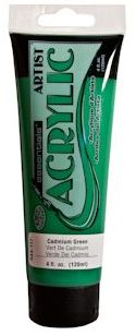 R&L Essentials Acrylic Paint 120 ml - kadmium grön - Akrylfärg