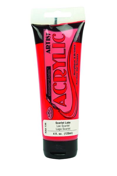 R&L Essentials Acrylic Paint 120 ml - scharlakansröd Lake - Akrylfärg
