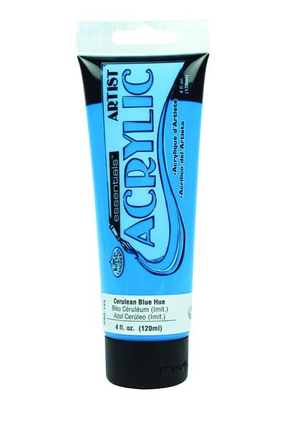 R&L Essentials Acrylic Paint 120 ml - kadmium blå - Akrylfärg