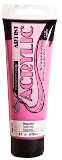 R&L Essentials Acrylic Paint 120 ml - Magenta - Akrylfärg