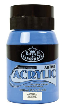 R&L Essentials Acrylics 500 ml - kobolt blå - Akrylfärg