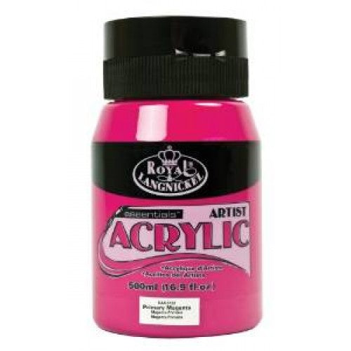 R&L Essentials Acrylics 500 ml - primär Magenta - Akrylfärg