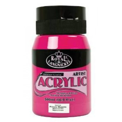 R&L Essentials Acrylics 500 ml - primär Magenta - Akrylfärg
