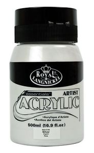 R&L Essentials Acrylics 500 ml - silver - Akrylfärg