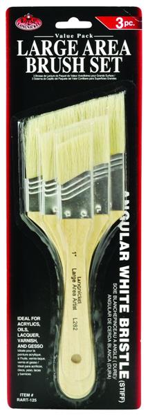 Royal & Langnickel Spalter and wide brush sets - 3 Pack - hvid Bristle Angular - Firm - Pensler