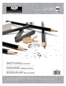 Royal & Langnickel Drawing & Sketching Artist Pads - Sketching 74 gsm - A4 - 100 ark - Papir