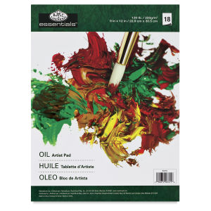Royal & Langnickel Painting Artist Pads - Oil Painting 220 gsm - A4 - 18 ark - Papir