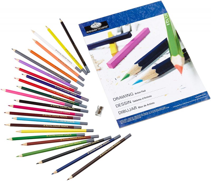 R&L Essentials Drawing Artist Set - 26 Pack - Farveblyanter