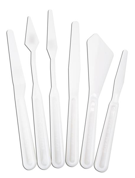 Royal & Langnickel Plastic Painting Knives - 6 kpl - Palettiveitset