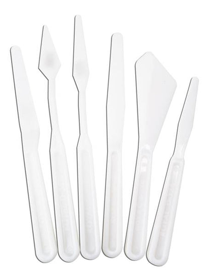 Royal & Langnickel Plastic Painting Knives - 6 kpl - Palettiveitset