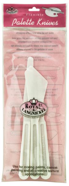 Royal & Langnickel Plastic Painting Knives - Palettiveitset