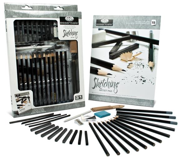 R&L Sketching Art Set RD 842L - 31 Pack - Presentset för konstnärer