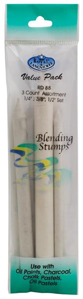 R&L Assorted Blending Stumps - 3 Pack - Hiili ja grafiitti