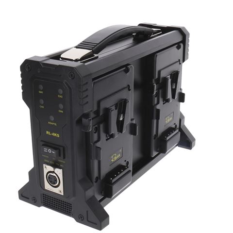 Rolux Battery Charger RL-4KS for 4 x V-Mount Battery — 3