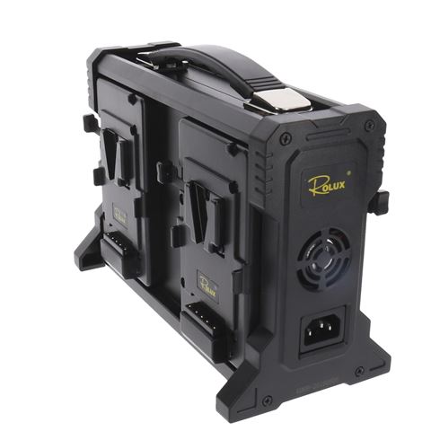 Rolux Battery Charger RL-4KS for 4 x V-Mount Battery — 4