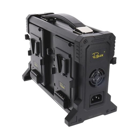 Rolux Battery Charger RL-4KS for 4 x V-Mount Battery — 4