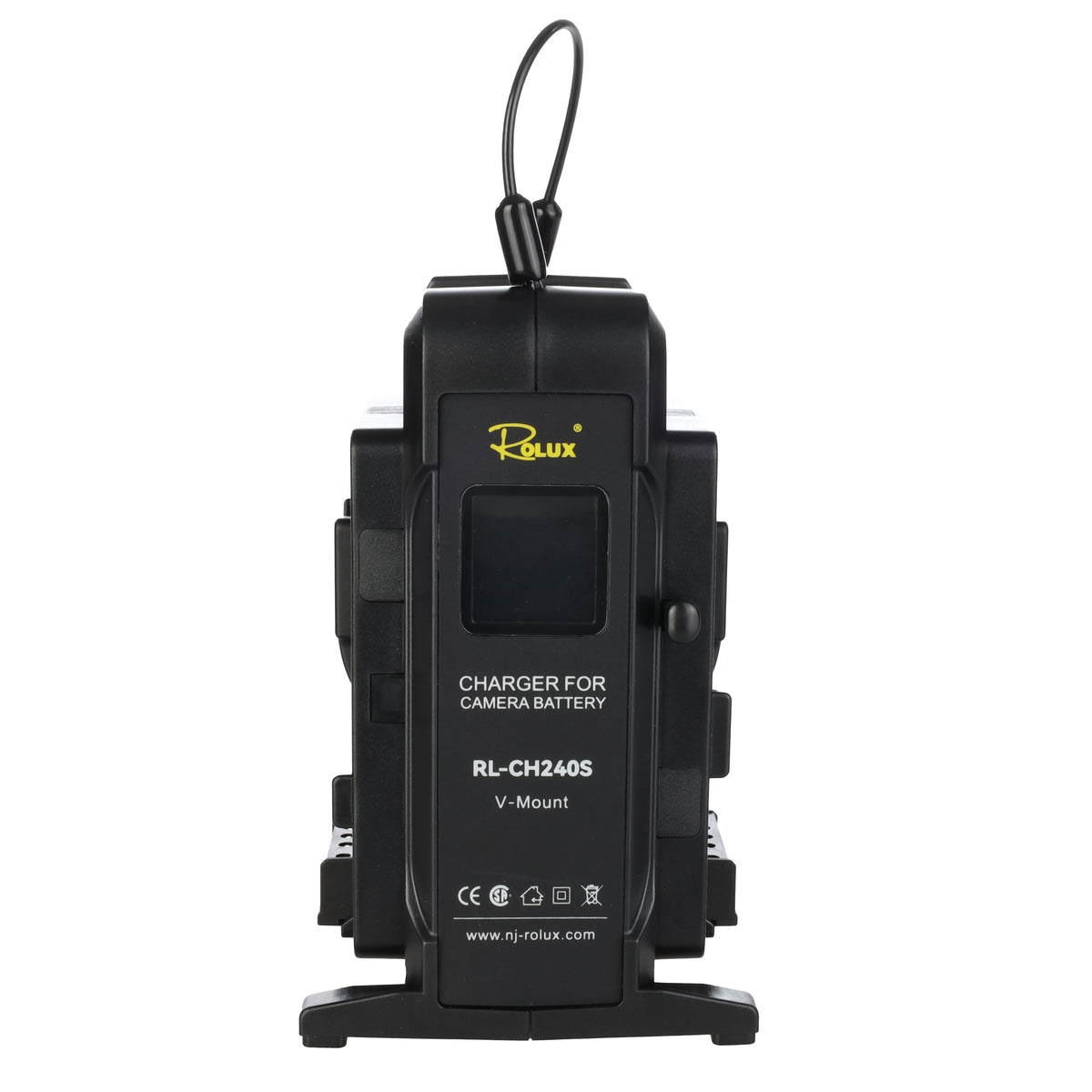 Rolux Dual Fast Charger RL-CH240S for V-Mount Battery — 3