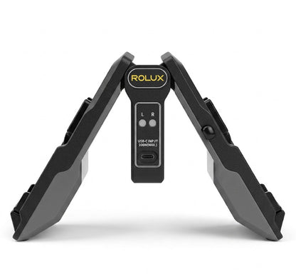 Rolux Foldbar Oplader Powerfold1 til V-Fatning Batterier — 3