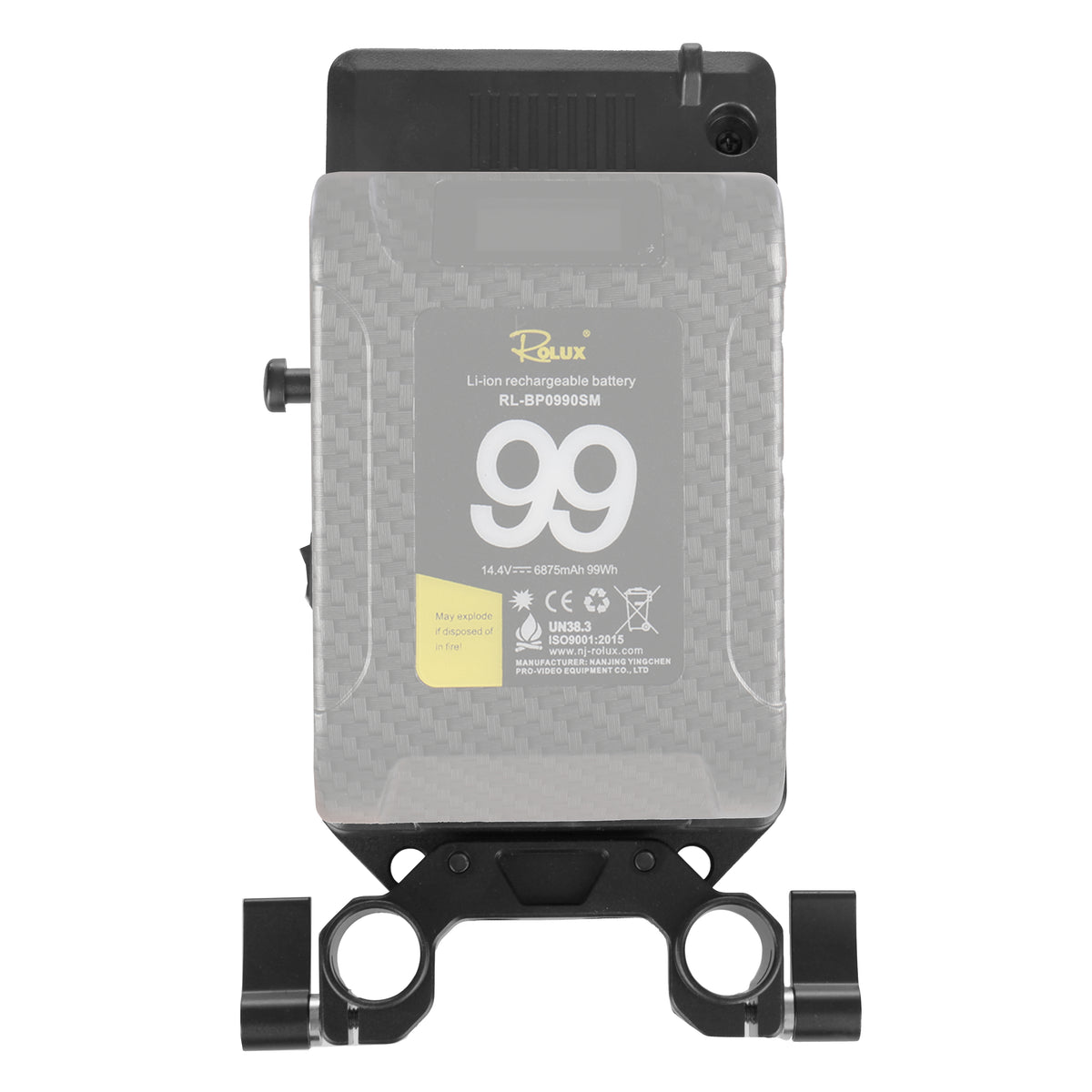 Rolux Piastra per batteria V-Mount RL-VF3