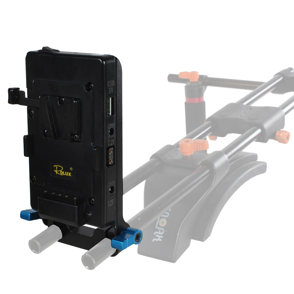 Rolux V-Mount-batteriplatta RL-VF1 — 5
