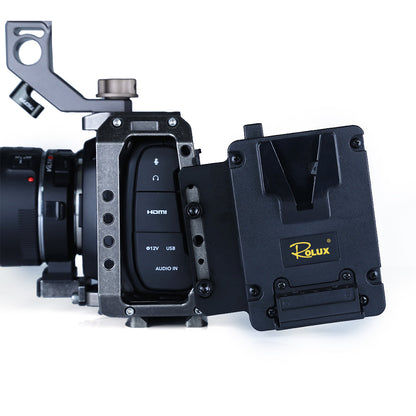 Rolux Mini V-Mount-batteriplade RL-AC12S — 2