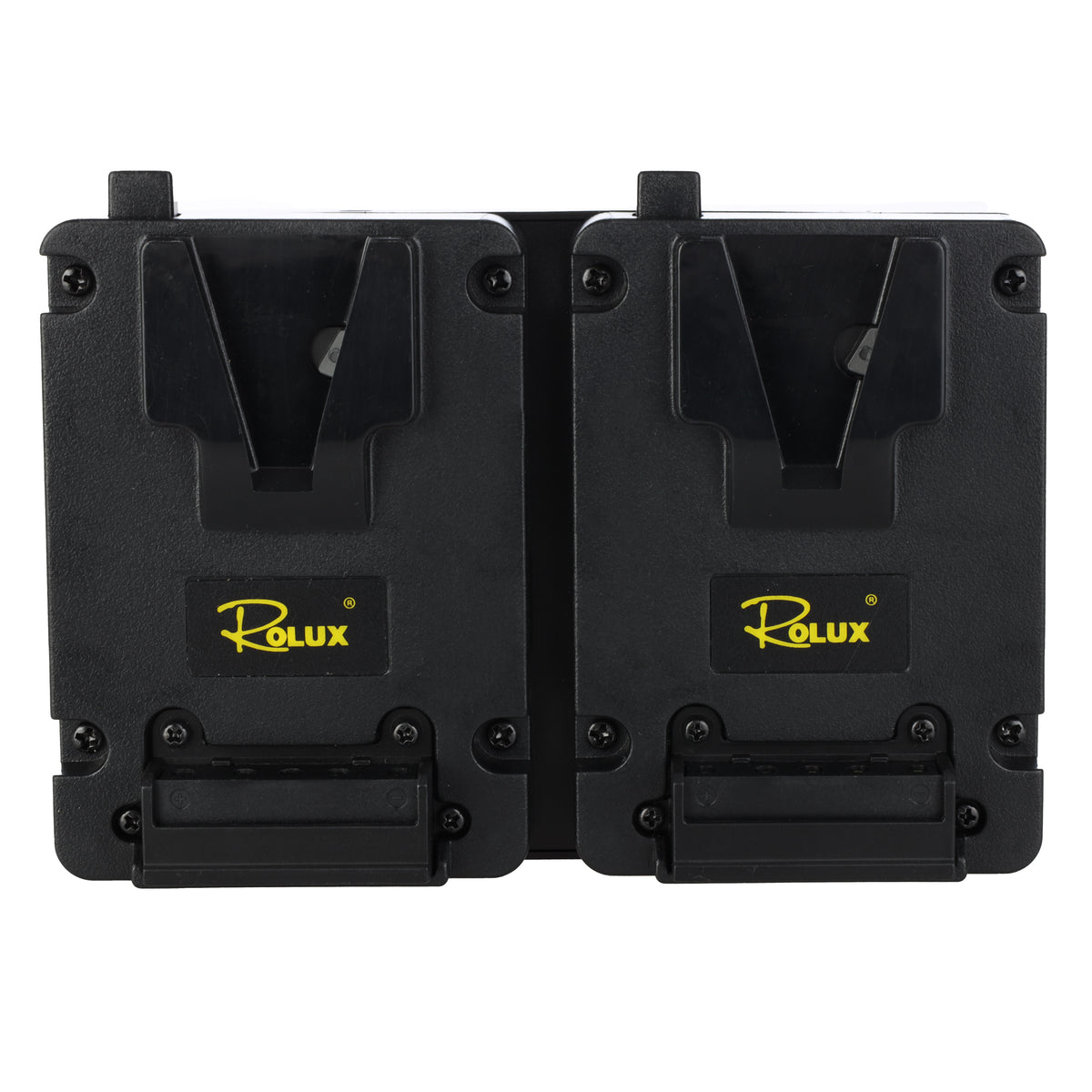 Rolux Duo Mini Piastra per batteria V-Mount RL-AC16S