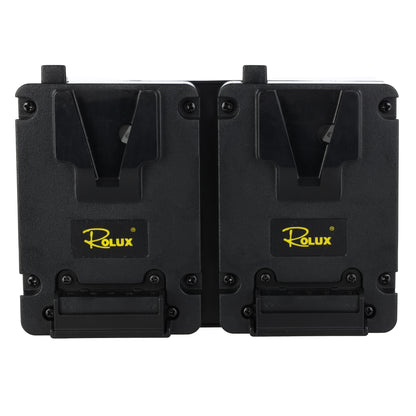Rolux Duo Mini Piastra per batteria V-Mount RL-AC16S