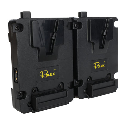 Rolux Duo Mini Piastra per batteria V-Mount RL-AC16S — 4