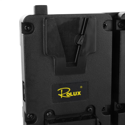Rolux Duo Mini Piastra per batteria V-Mount RL-AC16S — 7