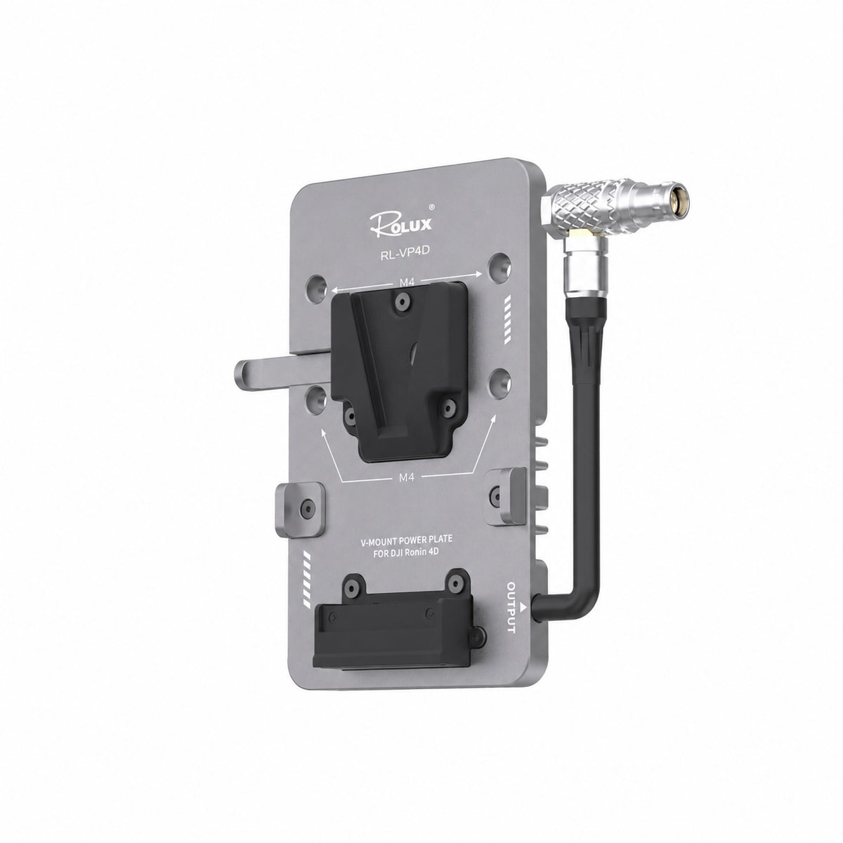Rolux Piastra per batteria V-Mount RL-VP4D per DJI Ronin 4D