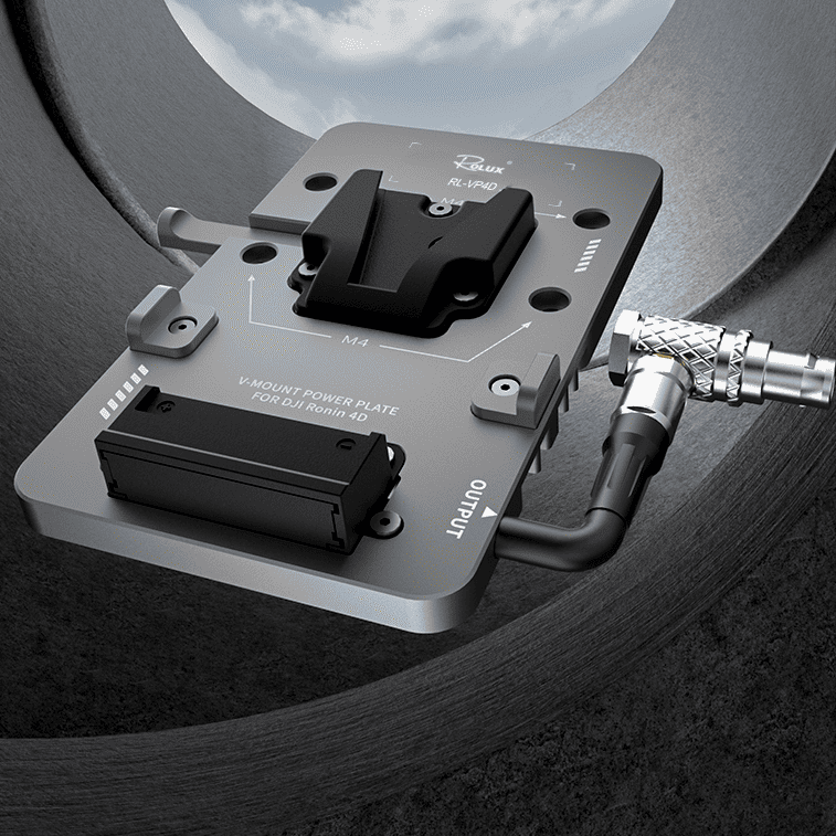 Rolux Piastra per batteria V-Mount RL-VP4D per DJI Ronin 4D — 6