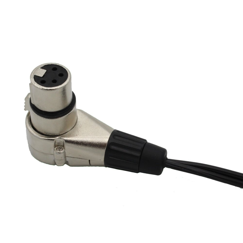 Rolux 4-pin XLR Hun med D-Tap Han RL-C5 — 2